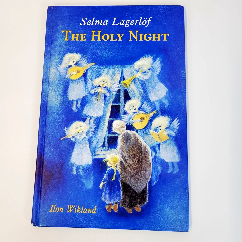 Selma Lagerlöf The Holy Night Book Childrens OS Blue Good Ilon Wikland Art